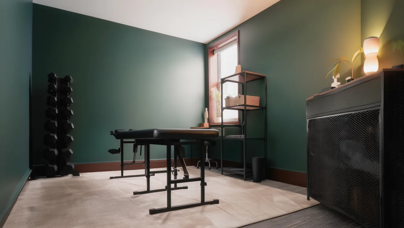 Endura Chiropractic treatment room, Lawrence Park Toronto